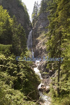NR GODZ MARTULJEK SLOVENIA EUROPEAN UNION/June The lower of the Godz Martuljek waterfalls - Spodnji Martuljkov Slap