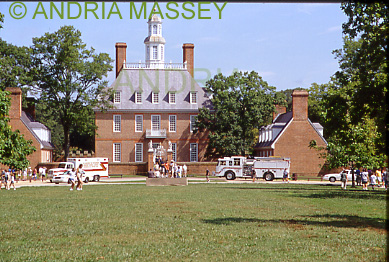 VIRGINIA USA
Governor's Palace from Palace Green in 1775 Colonial Williamsburg