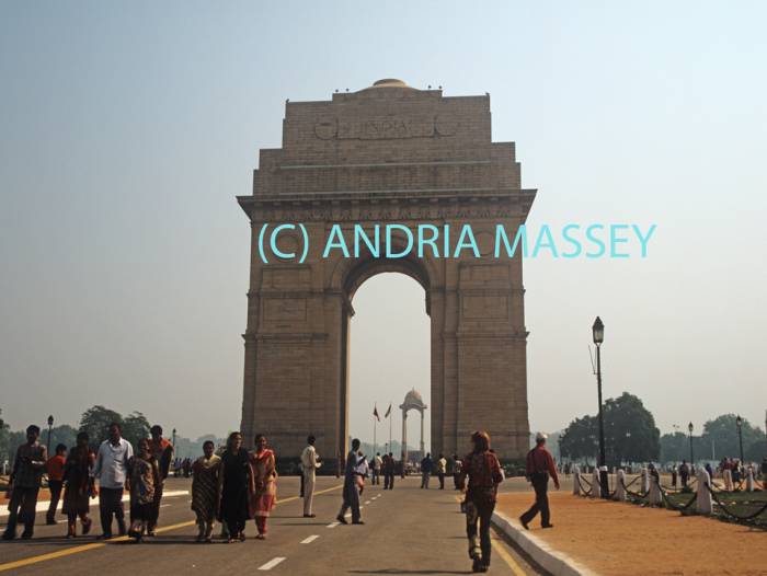 DELHI INDIA November India Gate - the World War 1 memorial arch