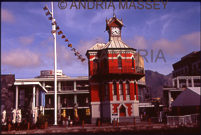 CAPE TOWN SOUTH AFRICA
The Clock Tower built in 1882 as original Port Captain's Office at the Waterfront