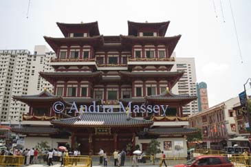 SINGAPORE ASIA May The new Buddha's Tooth Relic Temple and Museum an impressive five storey building on South Bridge Road