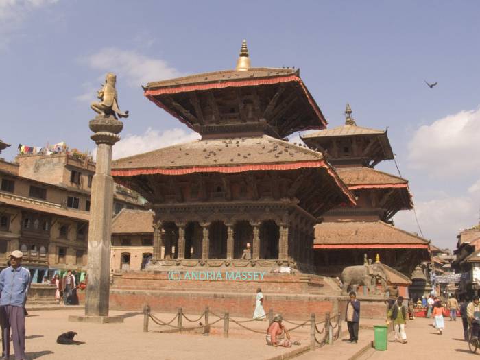 PATAN NEPAL November Char Narayan Temple 1565 or 17thc perhaps the oldest temple in Durbar Square and honours Narayan one of Vishnu's manifestations