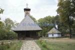 Romania Europe September Biserica Timiseni dating from 1773 brought from Timiseni village to Muzeul Satului the Village Museum