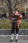 CHRISTCHURCH SOUTH ISLAND NEW ZEALAND May Town crier reading out a declaration in Cathedral Square