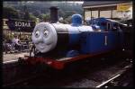LLANGOLLEN NORTH WALES
Thomas the Tank Enginr in Sodar Station during one of the regular special event days