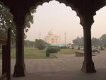 AGRA UTTAR PRADESH INDIA November The Taj Mahal at sunrise built by Shah Jahan on the death of  his wife Mumtaz Mahal "Jewel of the Palace" in 1631 -took 22 years to finish