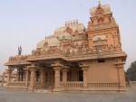 DELHI INDIA November Chattarpur Hindu Temple Complex