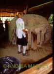 JAMESTOWN VIRGINIA USA
The Glasshouse built near the ruins of the 1608 glass factory - demonstrations of 17thc glassblowing